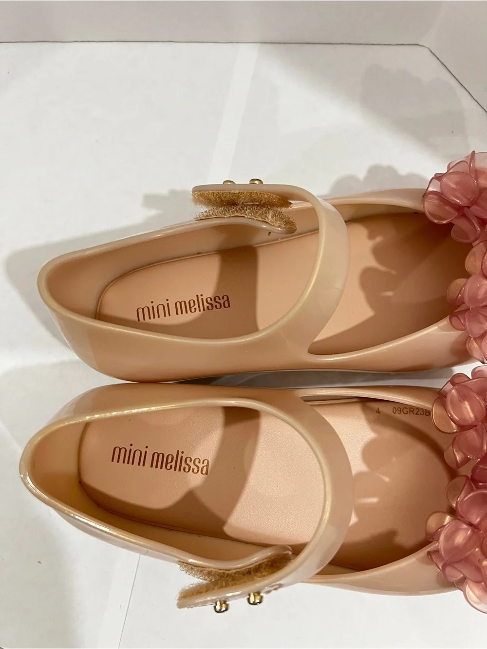 Mini Melissa Ultragirl Springtime Pearly Pink Girls kids Size 9 Waterproof Comfy